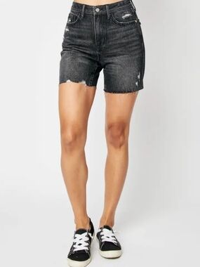 Judy Blue  Raw Hem Shorts